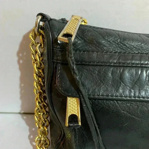 Rebecca Minkoff black leather satchel handbag - Picture 12 of 12